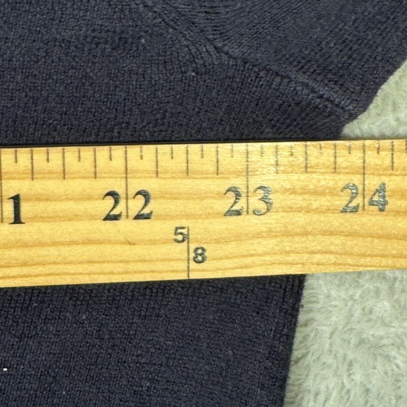 Polo Ralph Lauren Sweater Mens Large Blue 1/4 Zip‎ Pullover Pima Cotton Pony - Picture 4 of 7